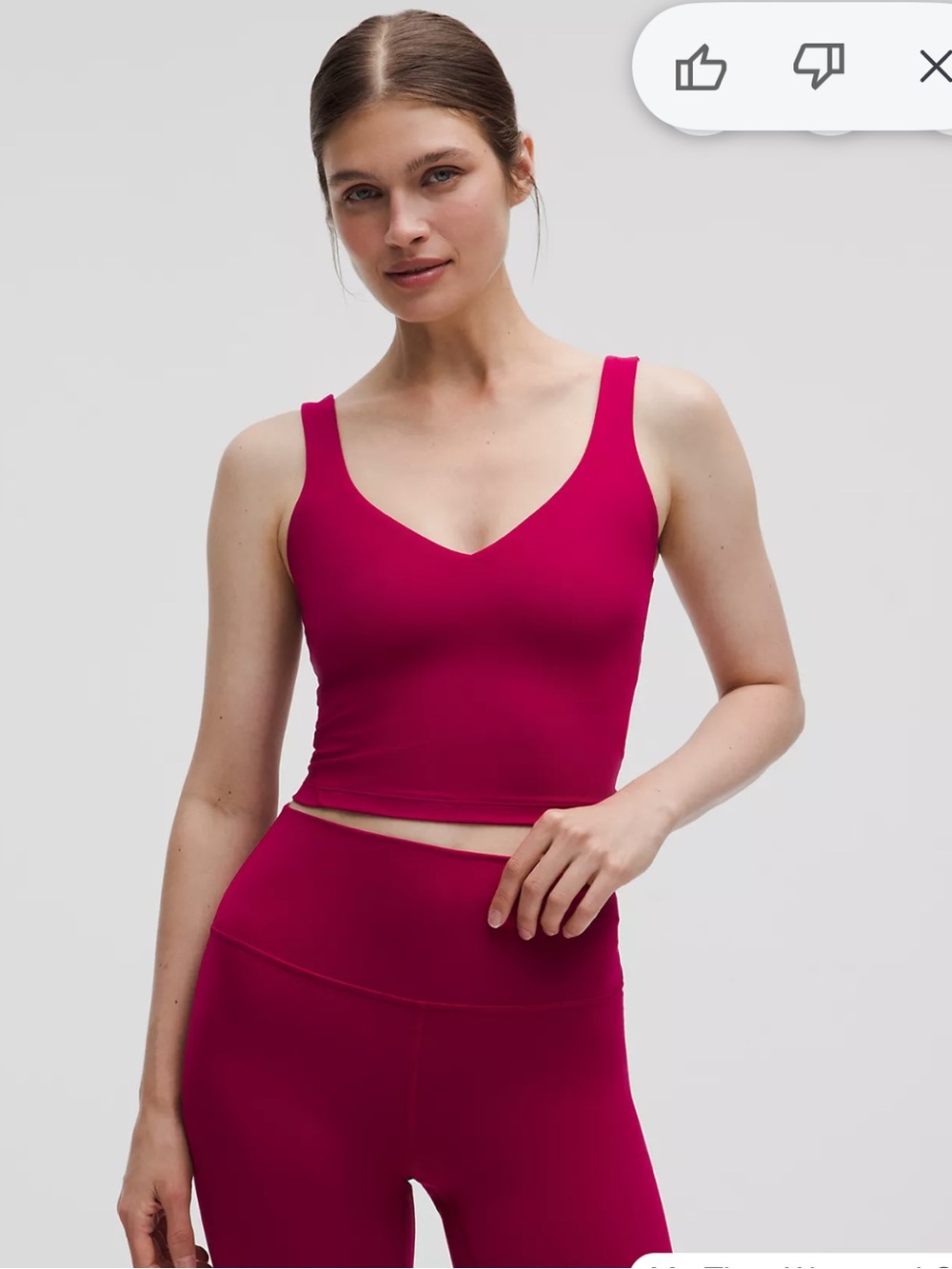 Lululemon Align Tank Berry Rumble size 8